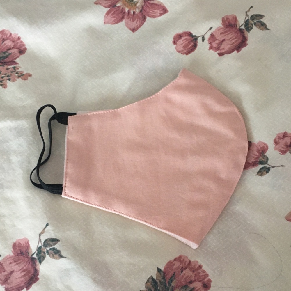Peach Pretty, Solid Quality Face Mask - Picture 4 of 6